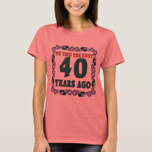 Geschenke zum 40. Hochzeitstag T-Shirt