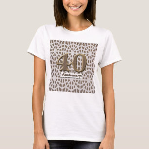 Geschenke zum 40. Hochzeitstag T-Shirt
