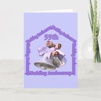 Geschenke zum 55. Hochzeitstag Karte