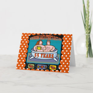 Geschenke zum 55. Hochzeitstag Karte