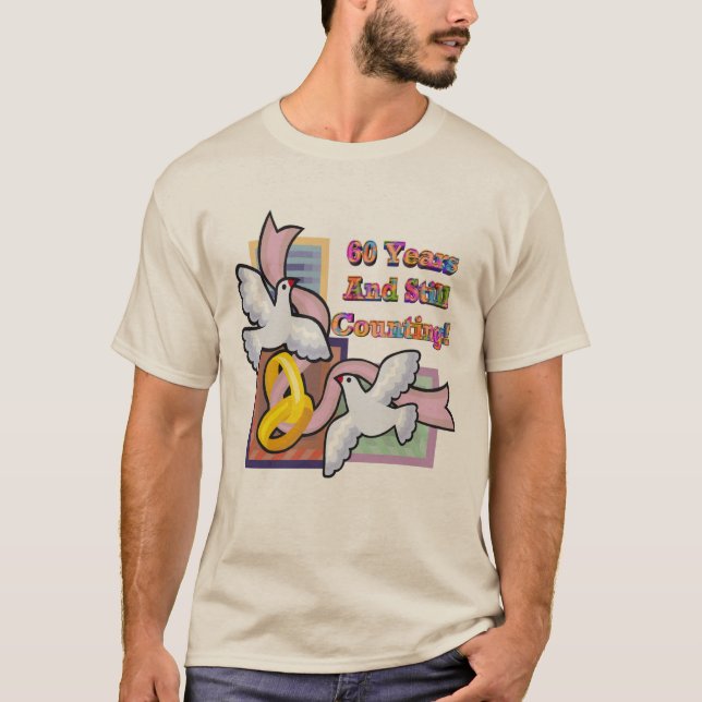 Geschenke zum 60. Hochzeitstag T-Shirt (Vorderseite)