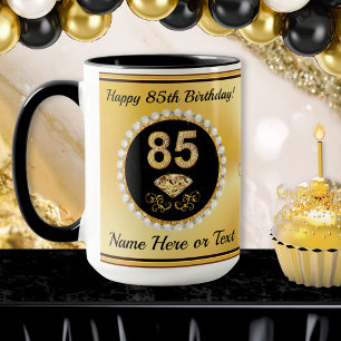 Geschenke zum 85. Geburtstag für sie, 85. Geburtst Tasse