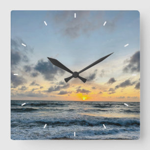Geschenke zum Hochzeitstag der Custom Wall Clock Quadratische Wanduhr