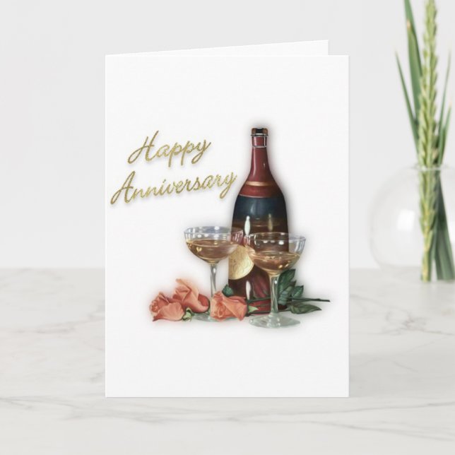 Geschenke zum Hochzeitstag Karte (Vorderseite)