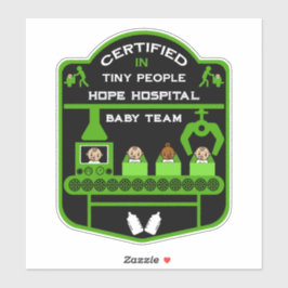 Geschenke zur Aufwertung von Kinderkrankheiten Aufkleber