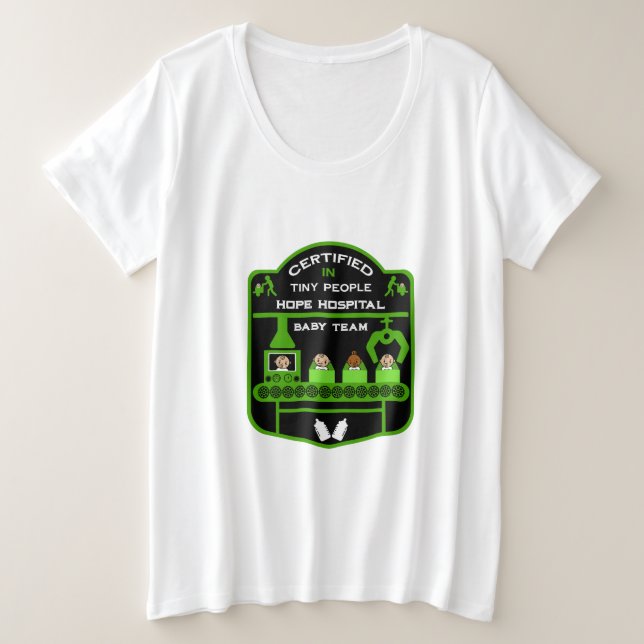 Geschenke zur Aufwertung von Kinderkrankheiten Große Größe T-Shirt (Design vorne)