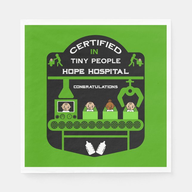 Geschenke zur Aufwertung von Kinderkrankheiten Serviette (Vorderseite)