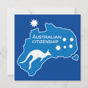 Geschenke zur australischen Staatsbürgerschaft Karte