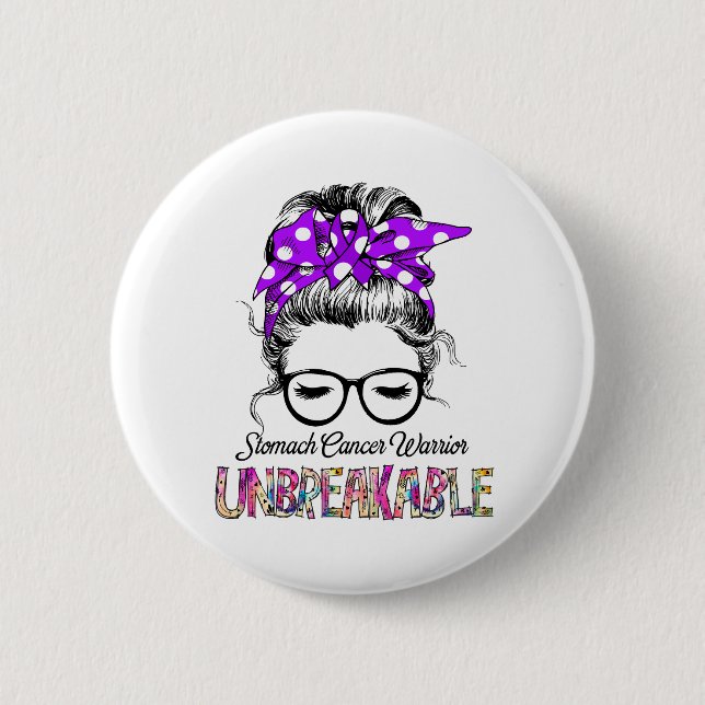 Geschenke zur Unterstützung des Krebsbewusstseins  Button (Vorderseite)