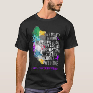 Geschenke zur Unterstützung des Krebsbewusstseins T-Shirt