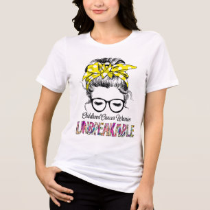 Geschenke zur Unterstützung des Krebsbewusstseins Tri-Blend Shirt