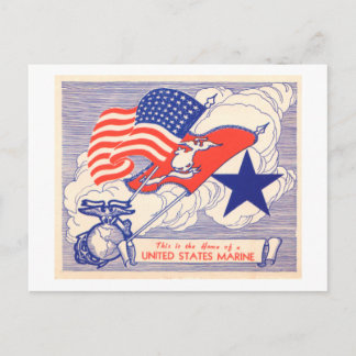 Geschenke zur Unterstützung von Marine-Familien Postkarte