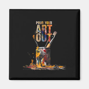 Geschenkeladen für Vintage-Katzen Künstler Kunst m Magnet