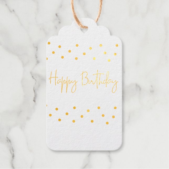 Geschenketikett Aluminiumgeschenketikett Geschenkanhänger (Vorderseite)