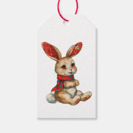 GESCHENKETIKETT WEIHNACHTSHASE  GESCHENKANHÄNGER