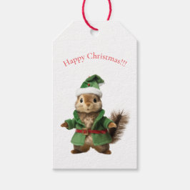 GESCHENKETIKETTEN WEIHNACHTEN EICHHÖRNCHEN GESCHENKANHÄNGER