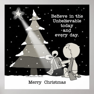 Geschenkgeber-Frohe Weihnachten Poster