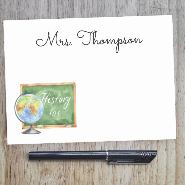 Geschenkgutachten für Geschichtslehrer - Geschenkg Post-it Klebezettel (Von Creator hochgeladen)