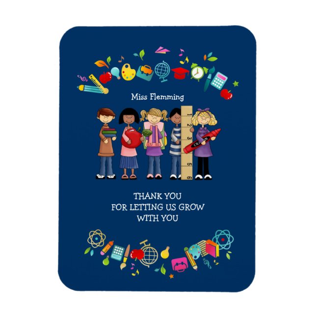 Geschenkgutachten für Individuelle Name Magnet (Vertikal)