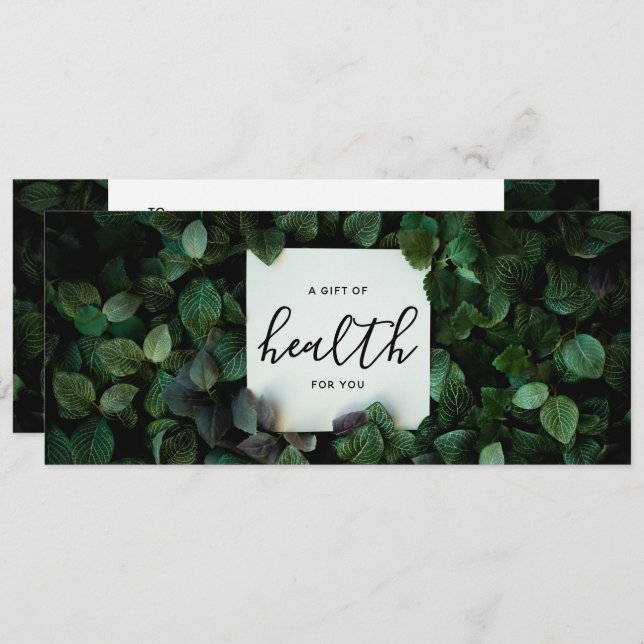 Geschenkgutschein (Vorne/Hinten)