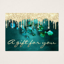 Geschenkgutschein Aquamarine Tropfen Eyelash Makeu