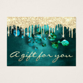 Geschenkgutschein Aquamarine Tropfen Eyelash Makeu