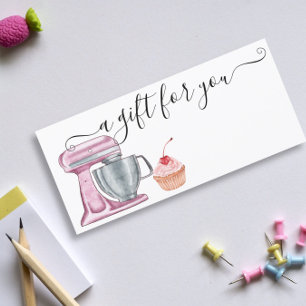 Geschenkgutschein Backen Backwaren Cup Kuchen