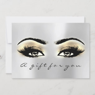 Geschenkgutschein Brawn Eye Gold Lash Schönheit Ma