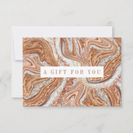 Geschenkgutschein für abstrakte Rose