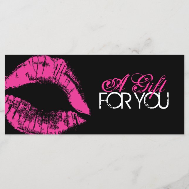 Geschenkgutschein für berufliche Makeup (Vorderseite)