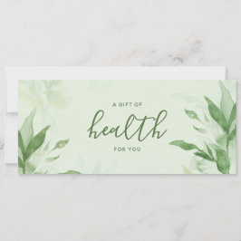 Geschenkgutschein für Botanische Wasserfarben