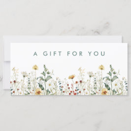Geschenkgutschein für die Summer Wildblume