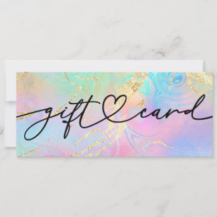 Geschenkgutschein für flüssigen Marmor