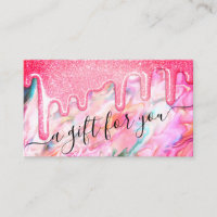 Geschenkgutschein für Girly Coral Opal Glitzer Tro