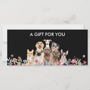 Geschenkgutschein für Hundebesitzer zur Betreuung 