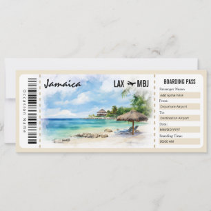 Geschenkgutschein für Jamaica-Boarding Einladung