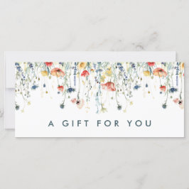 Geschenkgutschein für lebendige Wildblume