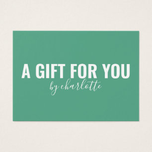 Geschenkgutschein für Minimalistische Geschenke fü