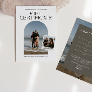 Geschenkgutschein für moderne Fotos