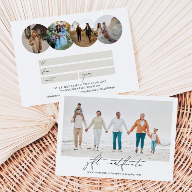 Geschenkgutschein für moderne Fotos (Von Creator hochgeladen)