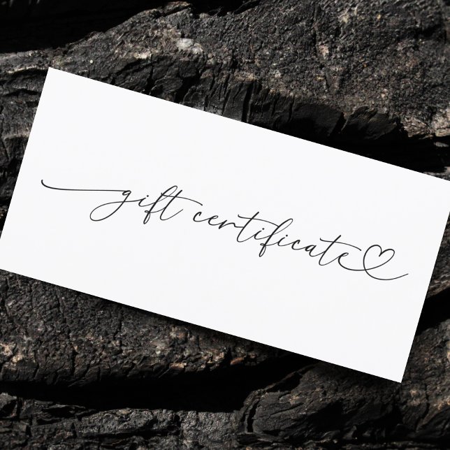 Geschenkgutschein für Schlichtes Geschäftslogo für (Von Creator hochgeladen)