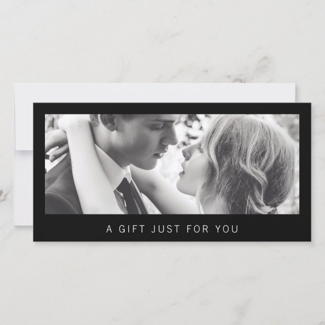 Geschenkgutschein für Schwarze Fotografen (Vorderseite)