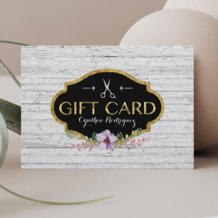 Geschenkgutschein für Vintage Haartrappe Rabattkarte