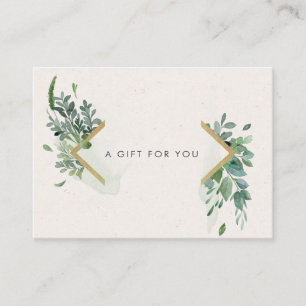 Geschenkgutschein für weiche Aquarellfarben Visitenkarte