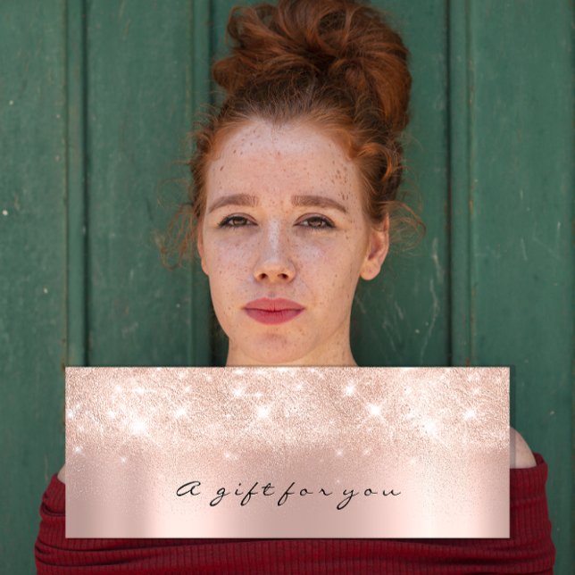 Geschenkgutschein Glitzer Spark Gray Makeup Small1 (Gift Certificate Glitter Spark Gray Makeup Small)