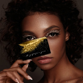 Geschenkgutschein Metallic Gold Lash Black Makeup