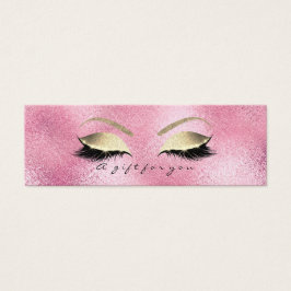 Geschenkgutschein Pink Gold Glass Lashes Makeup