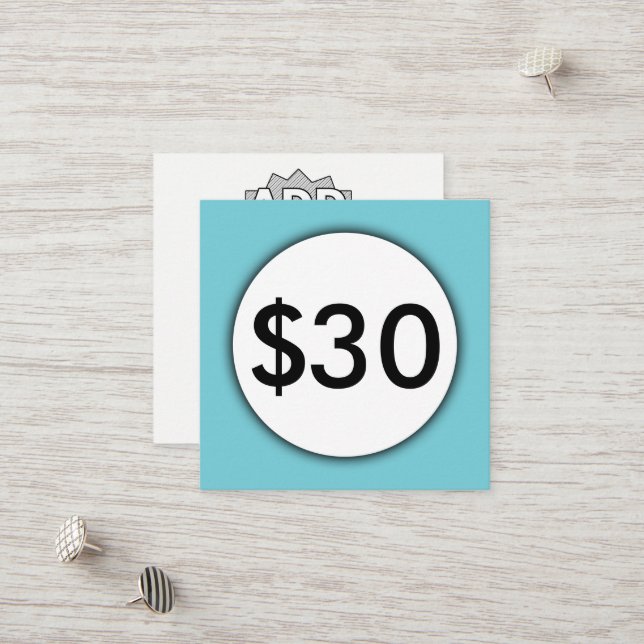 Geschenkgutschein Rabattkarte (Vorderseite/Rückseite Beispiel)