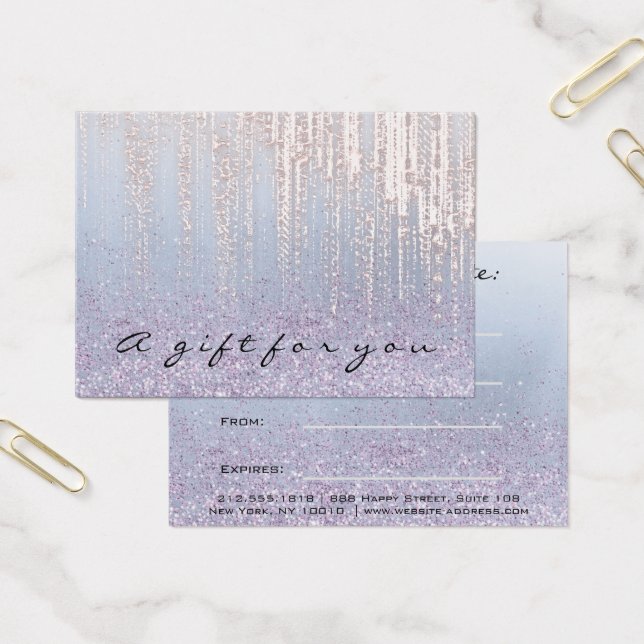 Geschenkgutschein-Rose Makeup Haar Nails Tropfen (Büro)