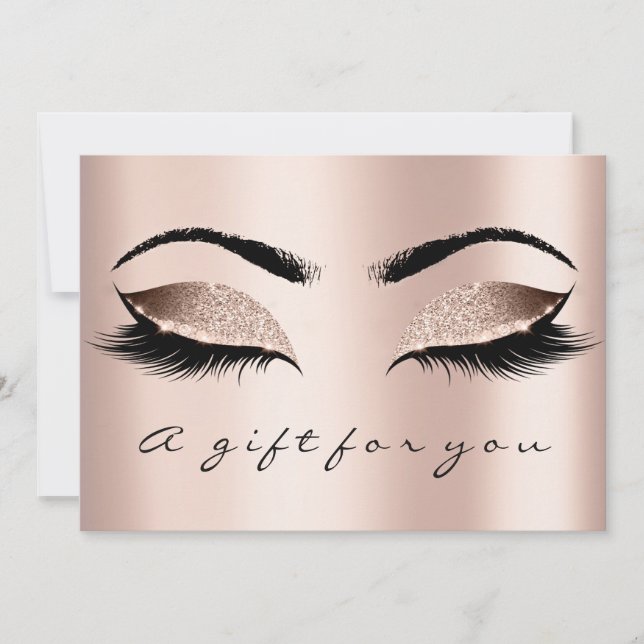 Geschenkgutschein Skinn Lux Gold Lash Schönheit Ma (Vorderseite)